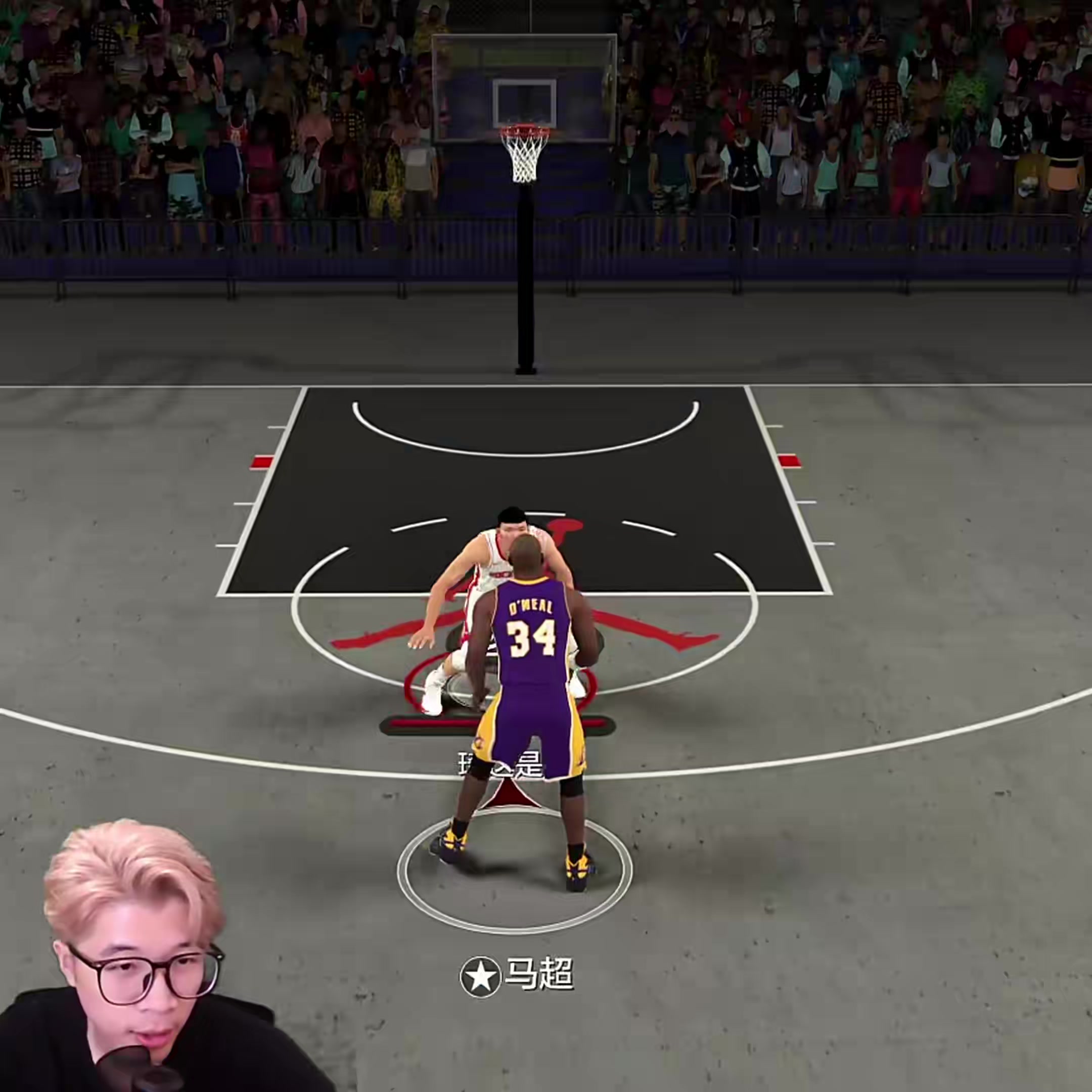 开云体育-玩家操控火箭队周琦在2K游戏中完胜湖人奥尼尔 本尊无奈回应：😓😓