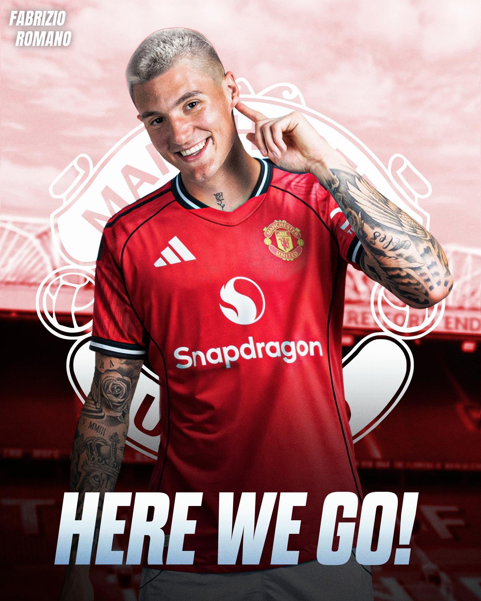 开云体育-Here we go！罗马诺：曼联签下谢什科，转会费总价8500万欧